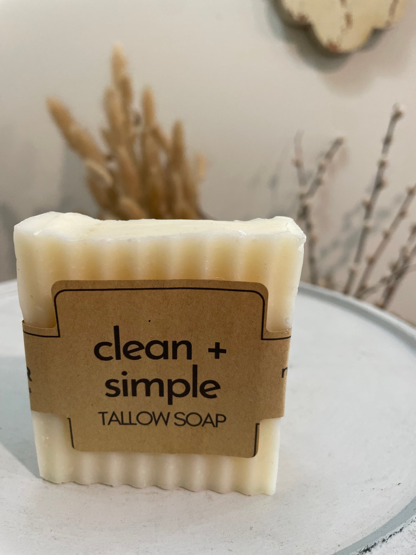 clean + simple | tallow soap