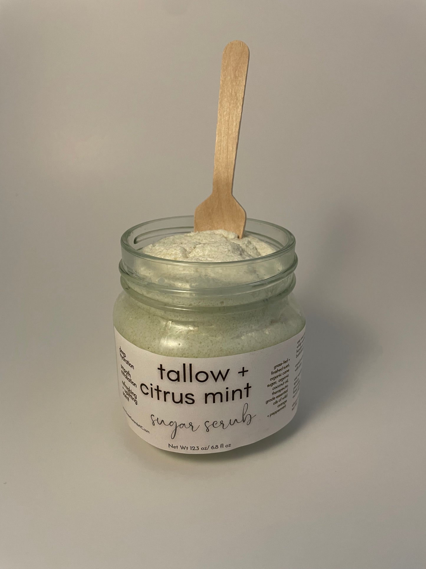 Tallow + Citrus Mint Sugar Scrub