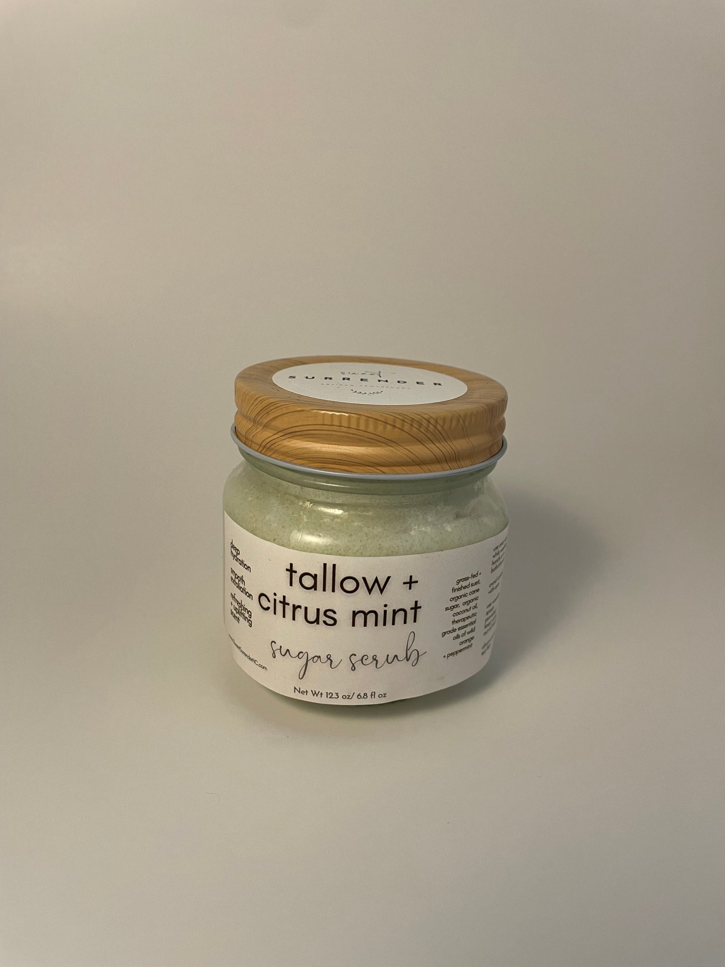 Tallow + Citrus Mint Sugar Scrub