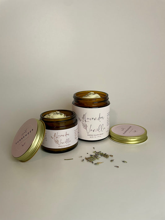 Lavender Vanilla Whipped Tallow Cream
